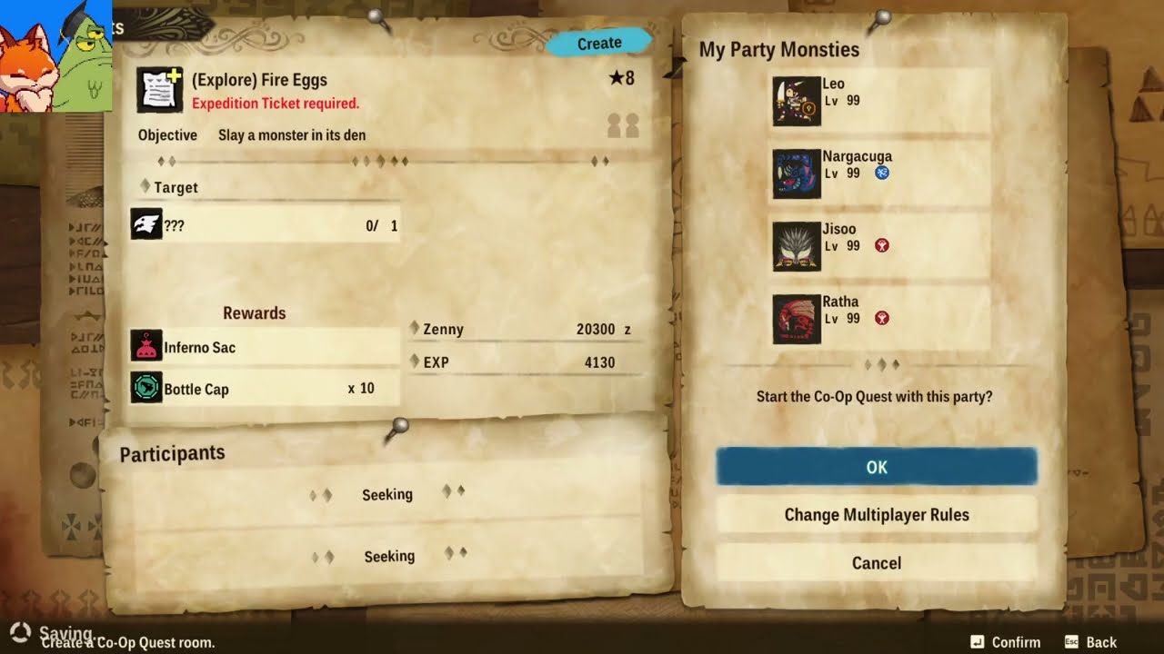 Monster Hunter Stories 2: How to play Solo in COOP