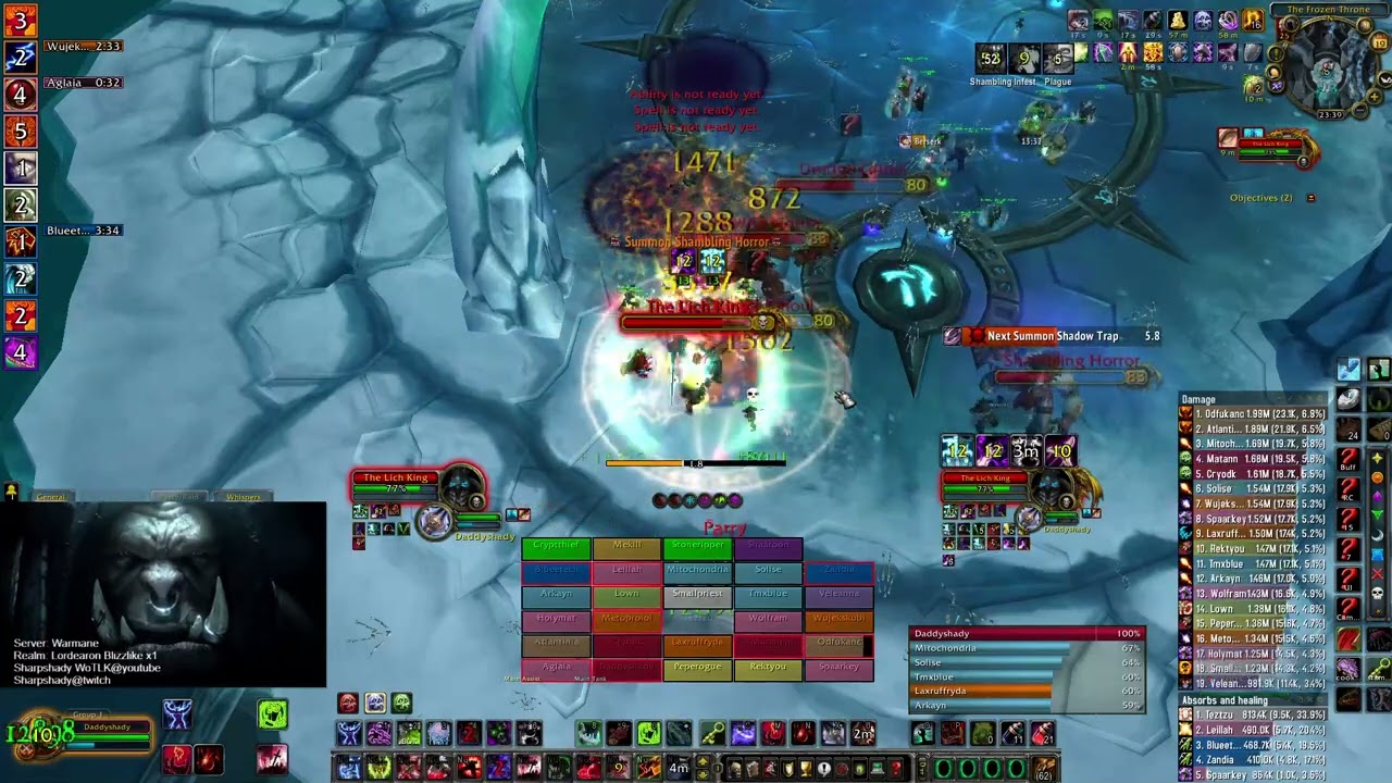 LOD for Oshiri gr2 20.09.2022 @ Warmane Lordearon, Blizzlike x1. BDK POV