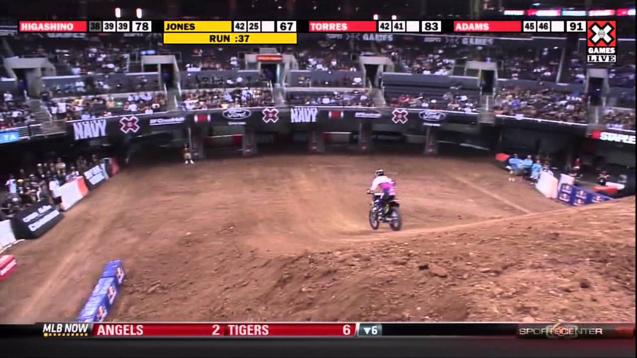 X Games 17: Adam Jones takes Silver in Moto X Freestyle Final