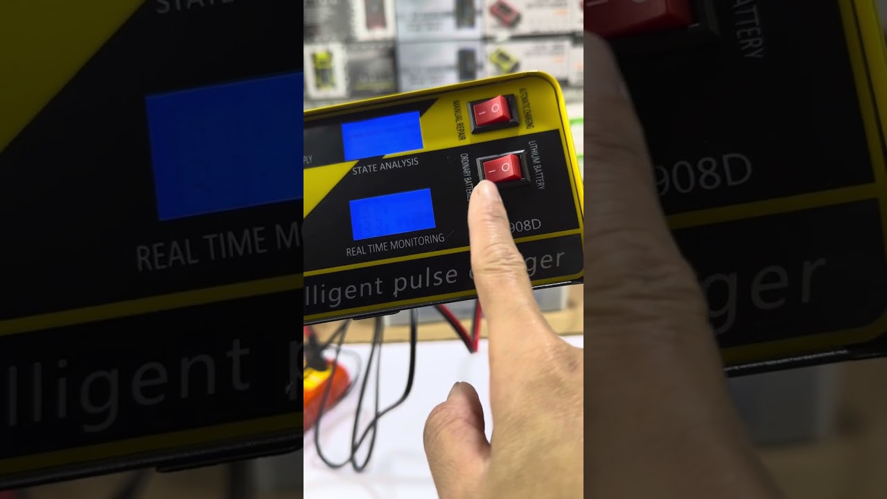 Bộ sạc ắc quy cho bình 12v 24v 400ah tự ngắt thông monh KD908 ANjing