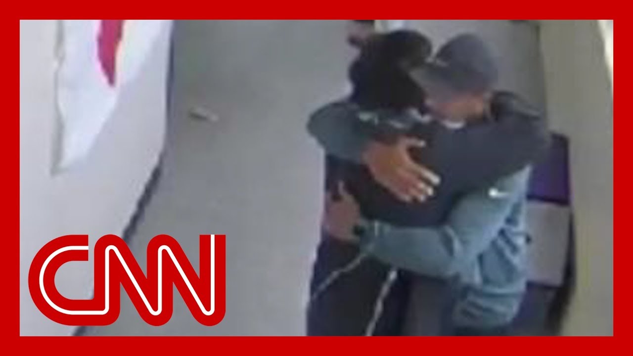 Watch emotional moment after coach disarms student