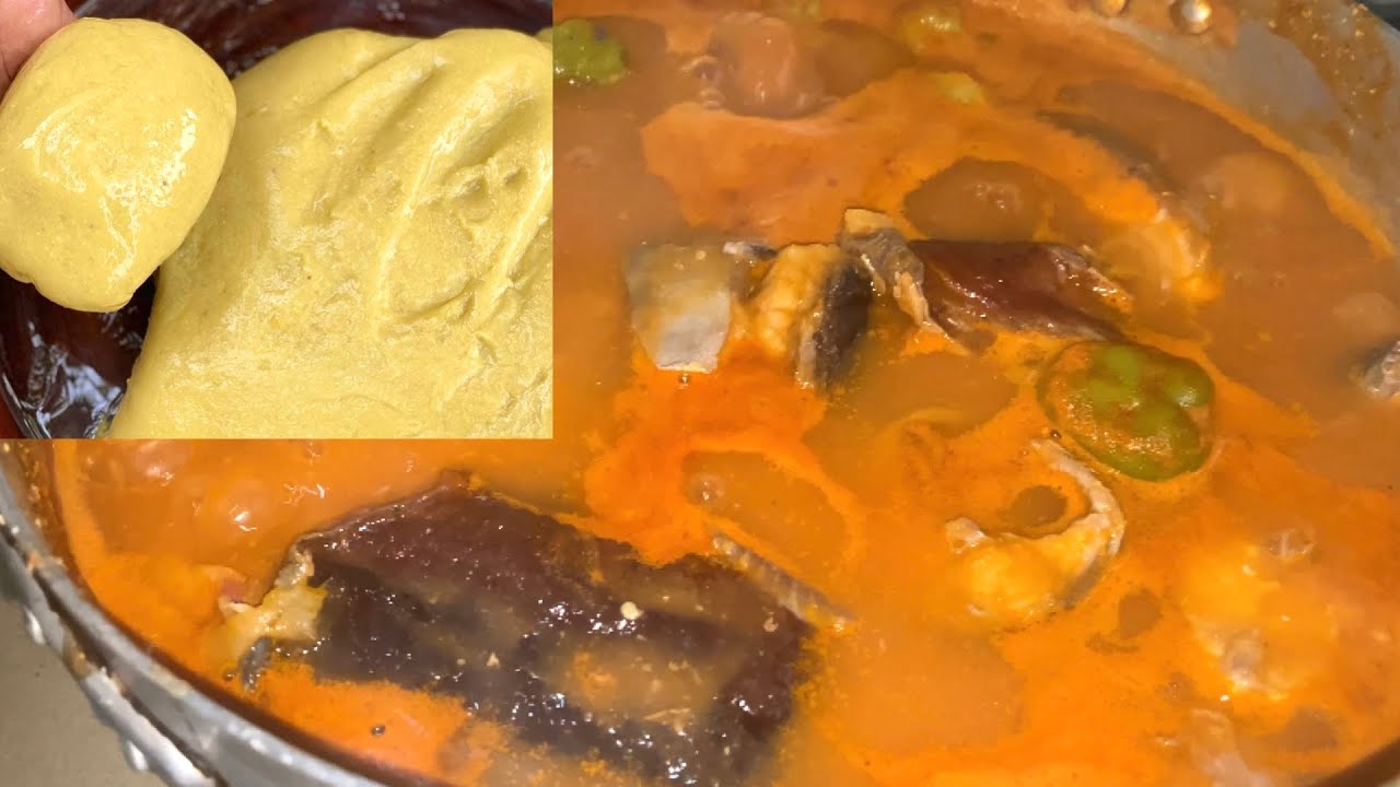 How To Make Authentic Ghanaian Beef,Fresh Salmon and Smoked Fish Light Soup (Nkrakra Soup) #recipe