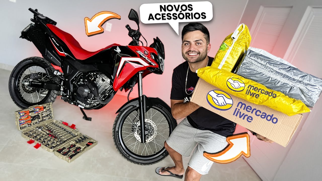 CHEGARAM OS NOVOS ACESSÓRIOS PRA SAHARA 300
