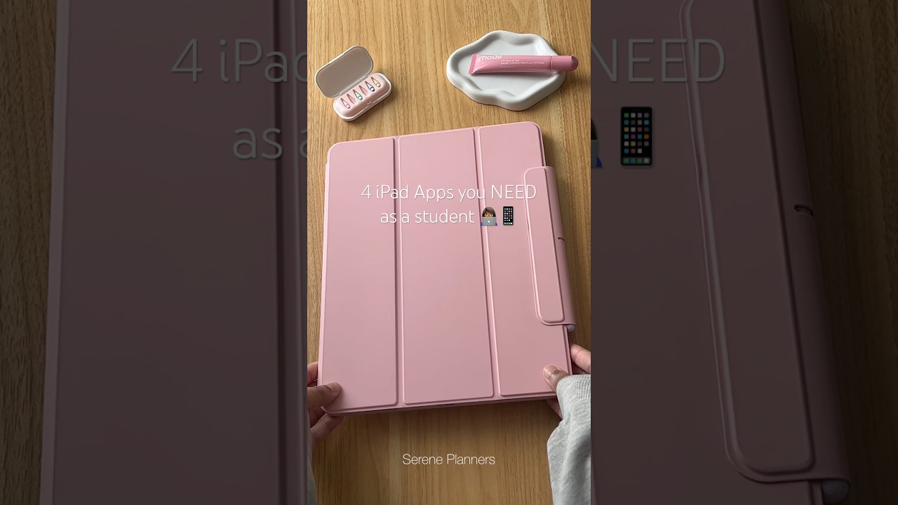 4 iPad Apps you NEED as a student&nbsp;👩🏾&zwj;💻📱 #ipad #planner #planwithme