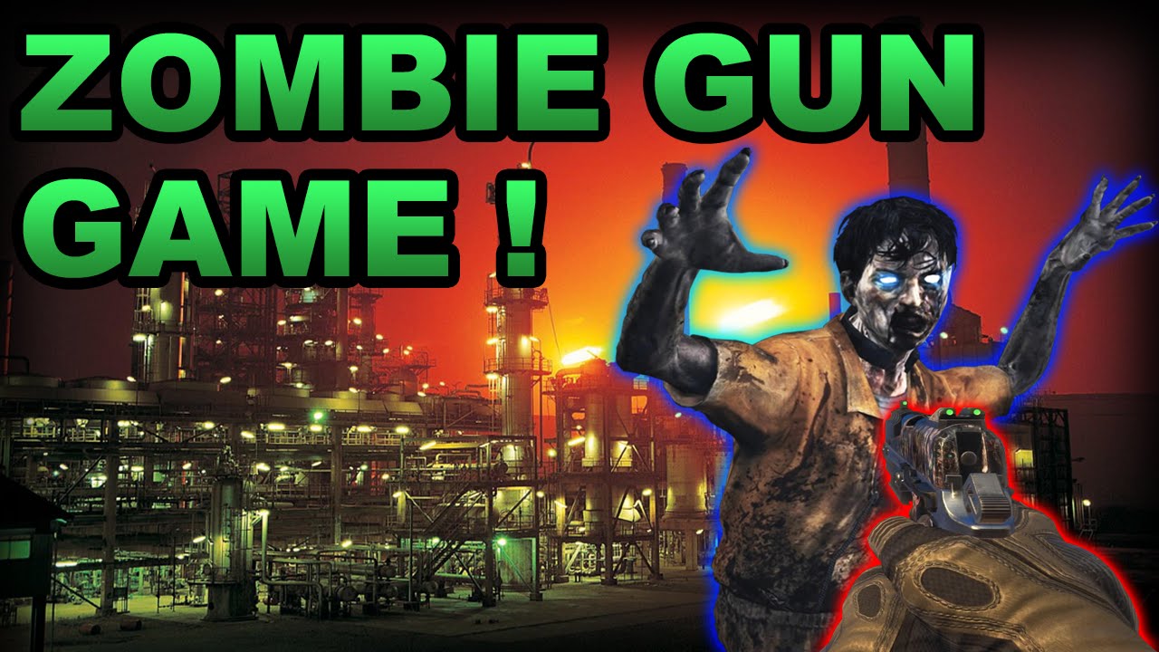 Call of Duty Waw: Custom Zombies-Gun Game on zombies?!?! (Awesome refinery map)!!!!!