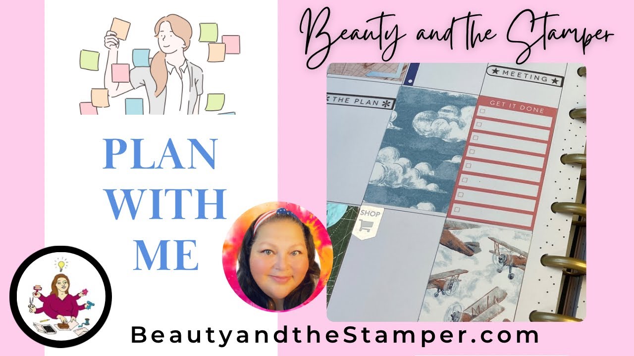 Plan With Me - Classic Happy Planner Vertical - Using Patterned Paper, Punch and 365 Sticker Book