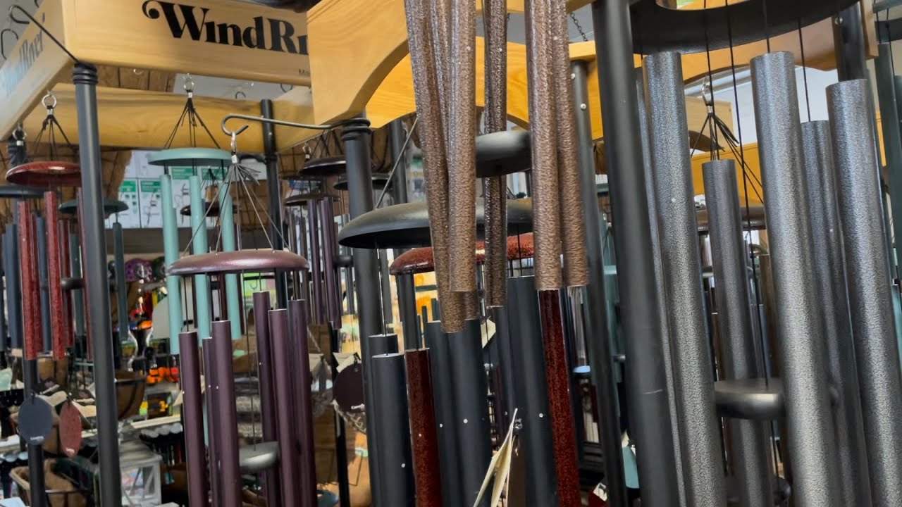 Thanks for 500 Subs!! (500 Sub Special!) Ringing all the Corinthian Bells Wind Chimes at Garden Shop