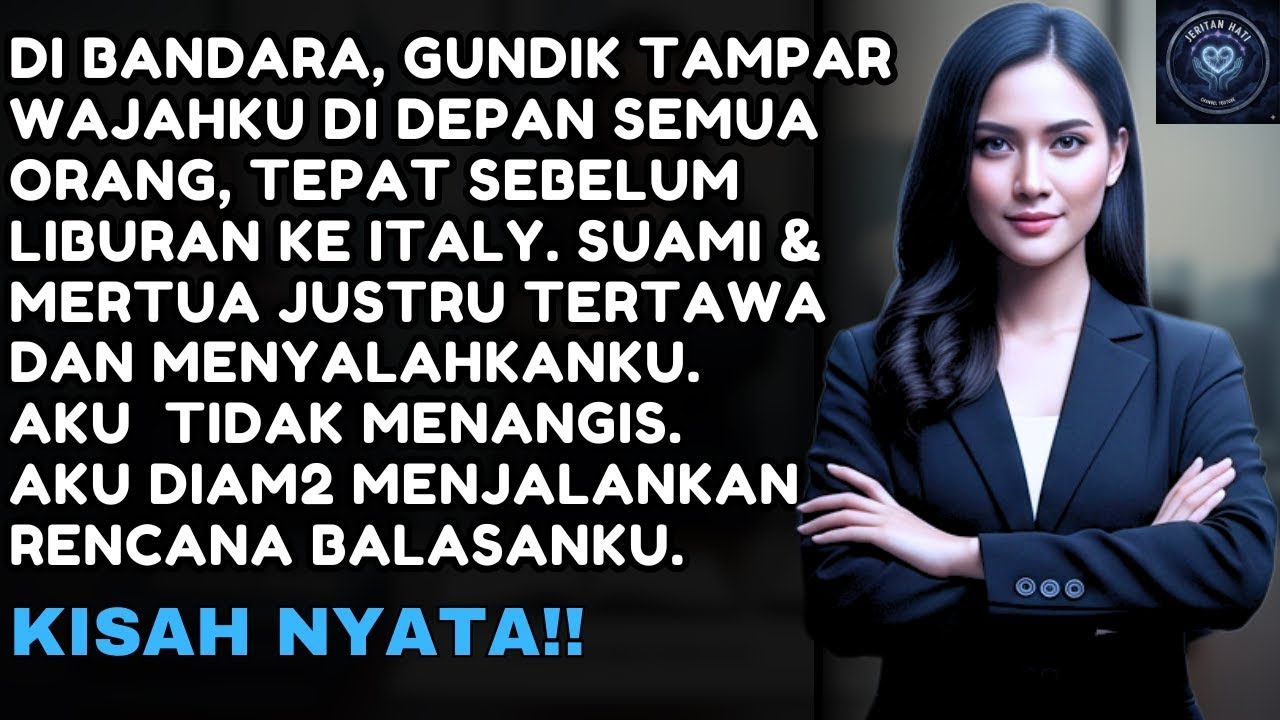 SUAMI TERTAWA SAAT GUNDIK TAMPAR AKU, TAPI SAAT KARTU DITOLAK DI ITALIA, DIA MENANGIS HISTERIS!
