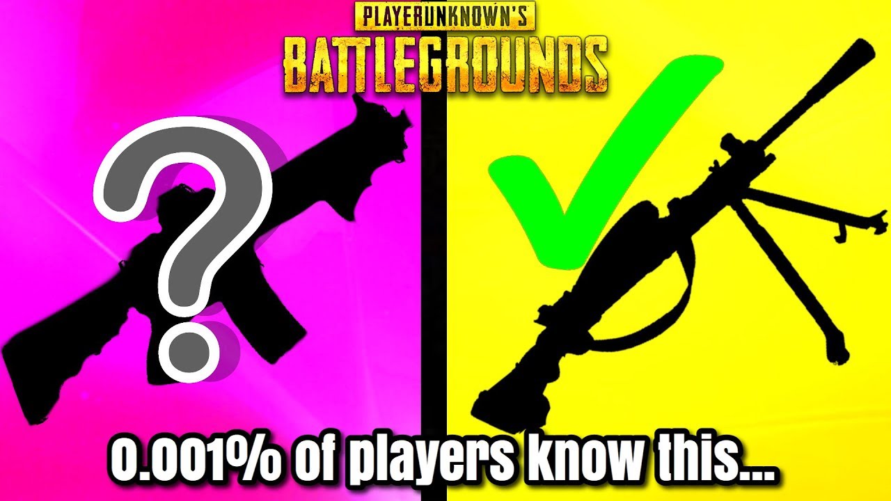 5 SECRETLY OVERPOWERED PUBG GUNS! (#1 will shock you)
