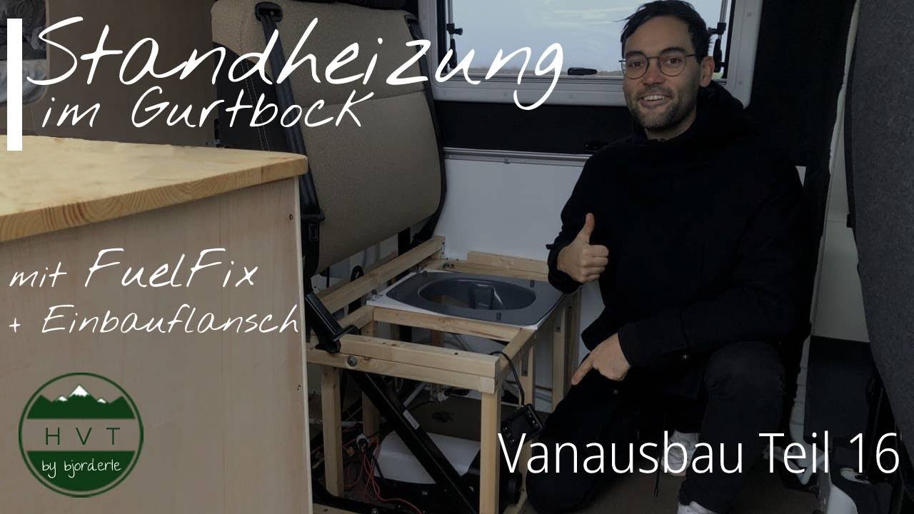 China Standheizung mit FuelFix & Einbauflansch im Ducato/Jumper/Boxer montieren - Vanausbau Teil 16