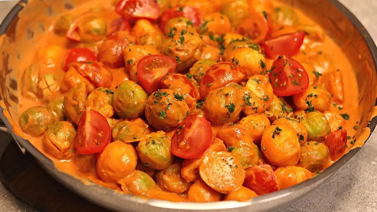 Dieses Rosenkohl Rezept ist so lecker, dass ich es jeden Tag mache! Rosenkohl Gnocchi Pfanne