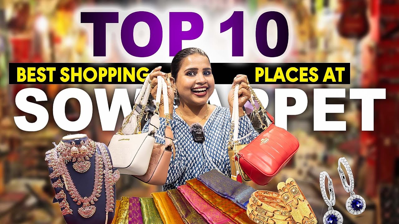 Top 10 best Shopping in Sowcarpet -Chandini Khanna #vlog54 #chennai #shoping #travelvlog #mintstreet