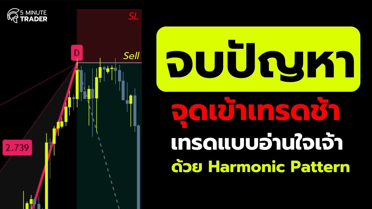 จบปัญหาจุดเข้าเทรดช้า เทรดแบบอ่านใจเจ้าด้วย Harmonic Pattern
