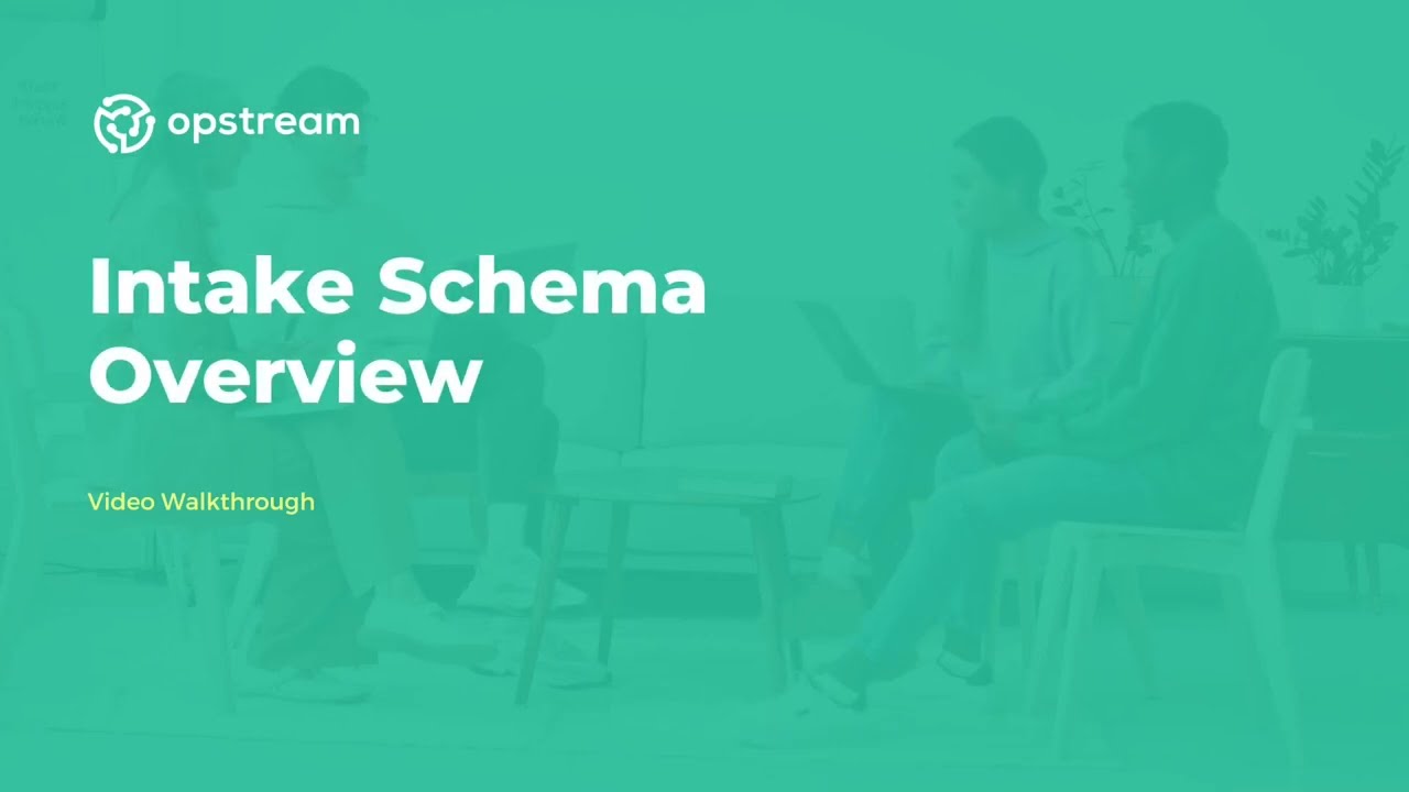 How to Use the Intake Schema on Opstream