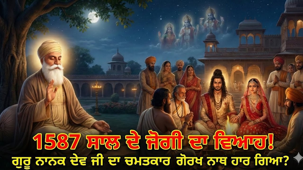 1587 ਸਾਲ ਦੇ ਜੋਗੀ ਦਾ ਵਿਆਹ ਗੁਰੂ ਨਾਨਕ ਦੇਵ ਜੀ ਨੇ ਕਿਵੇਂ ਕਰਵਾਇਆ? 😱 | Raja Bharthari Sakhi