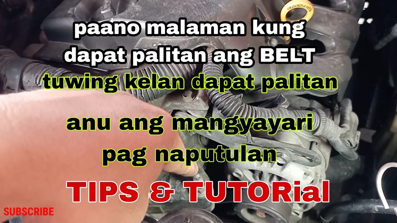 paano malaman kung palitin na ang belt | Tireman PH
