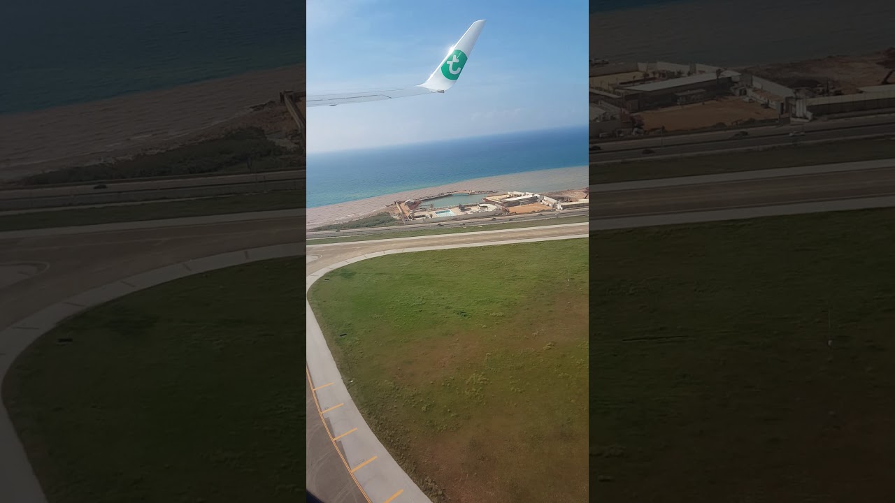 TRANSAVIA Boeing 737-800 Beyrouth - Paris Orly décollage