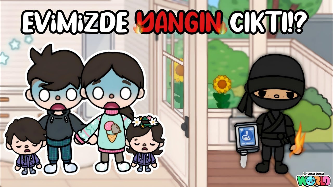 🔥EVİMİZDE YANGIN ÇIKTI!?🔥 -Neler oldu?😨- |TOCA LİFE WORLD TÜRKÇE|