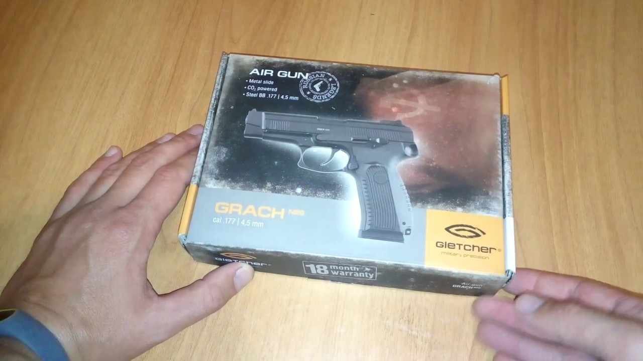 #Грач #GLETCHER 🔫ОБЗОР пневматического пистолета GLETCHER GRACH.🔫