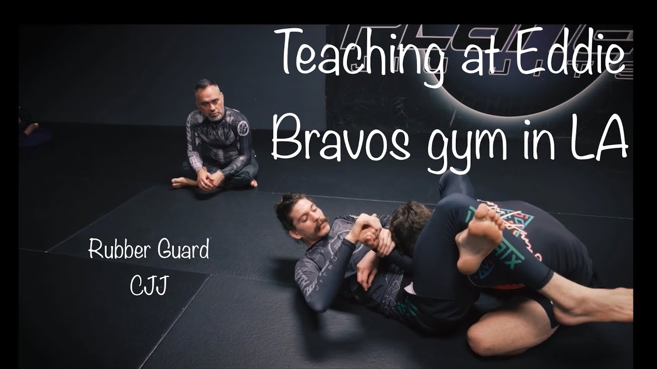 Teaching Rubber Guard at Eddie Bravos Gym in Downtown LA