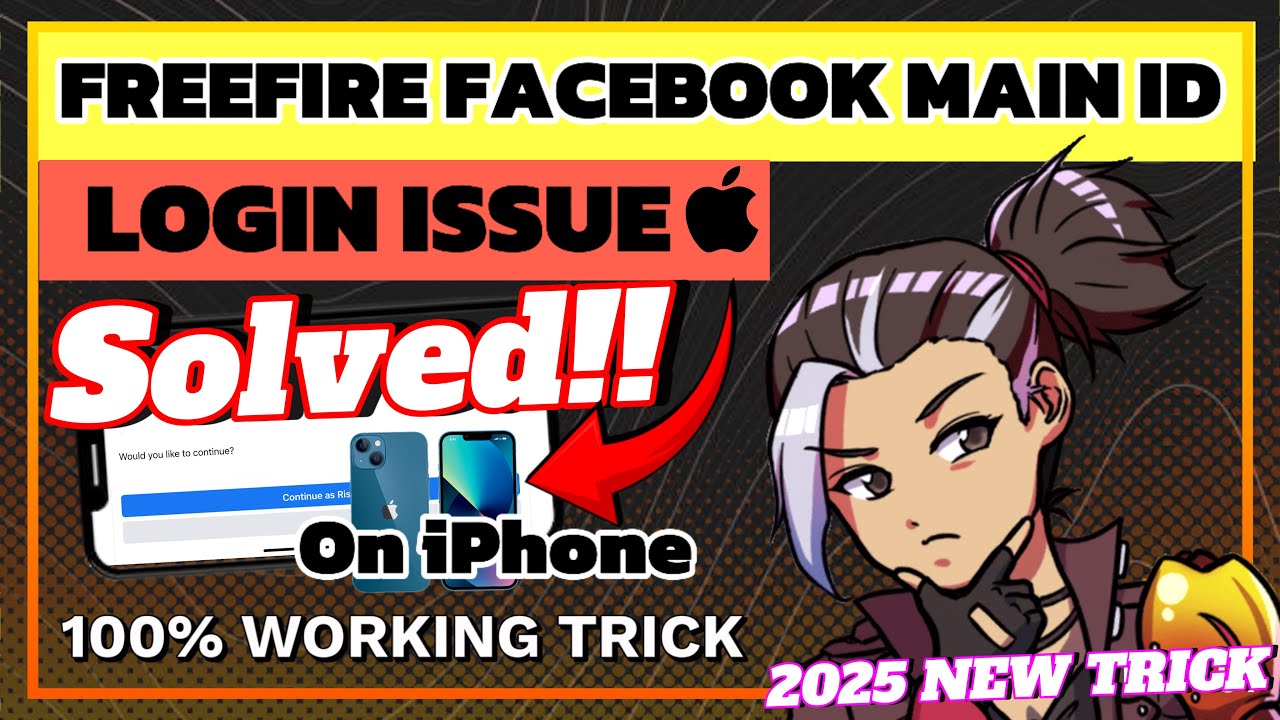 Проблема входа по основному/второму идентификатору FREEFIRE FACEBOOK на iPhone решена | Проблема ...