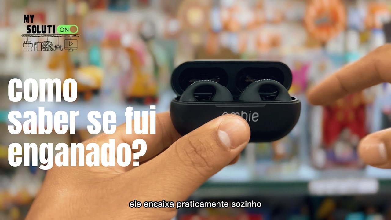 Fone de ouvido de condução óssea Sony Ambie - diferença do original para a réplica