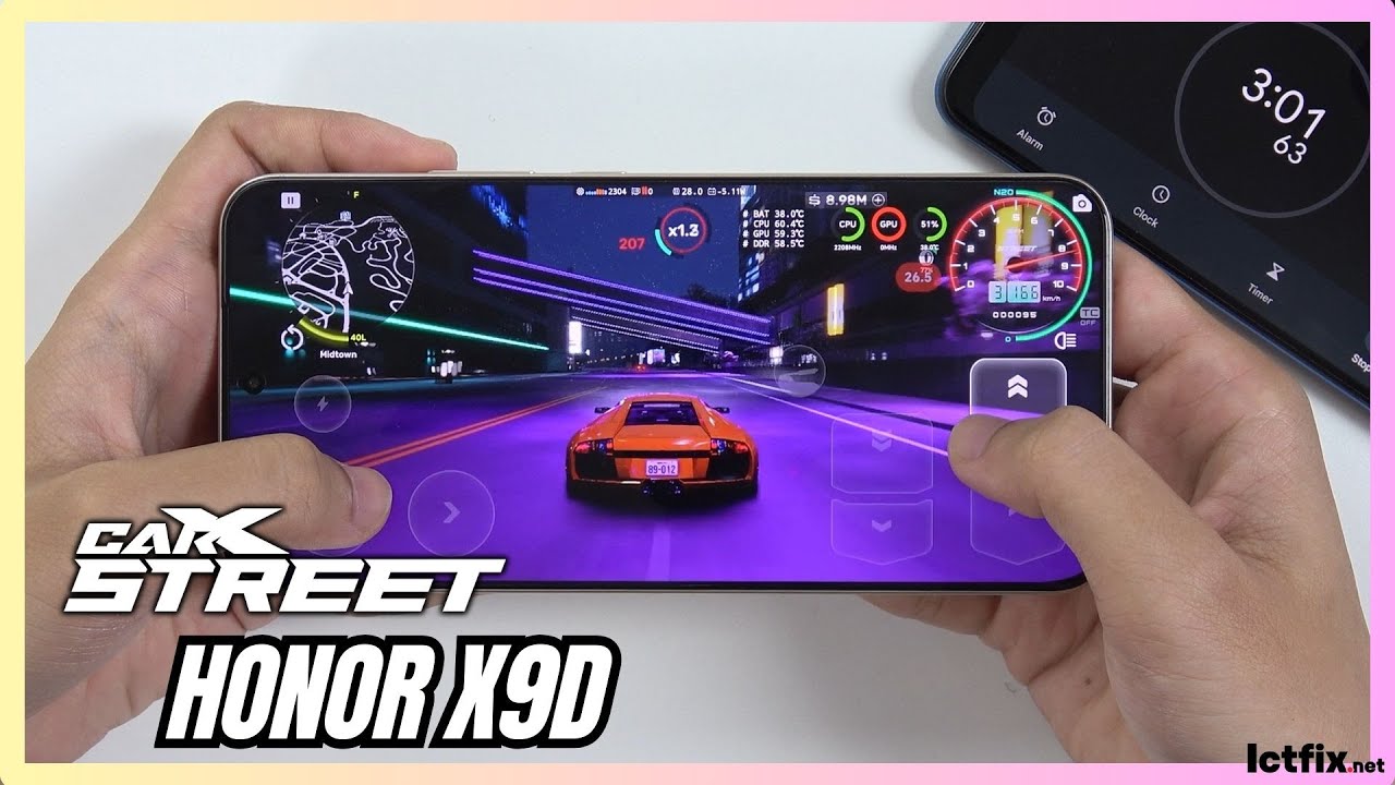 HONOR X9D CarX Street Gaming Test | Snapdragon 6 Gen 4 | 120Hz Performance