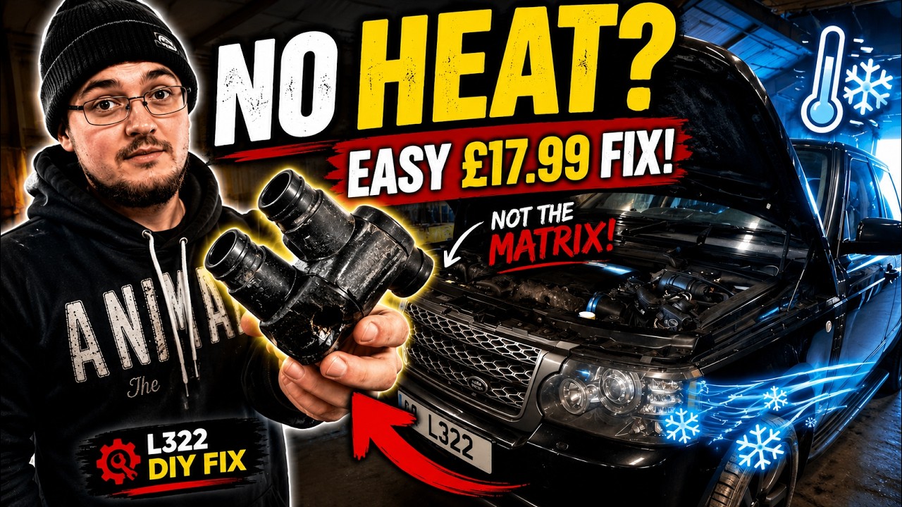 L322 No Heat Fix | DIY Coolant flow/control valve repair/replacement, Range Rover Sport & Discovery