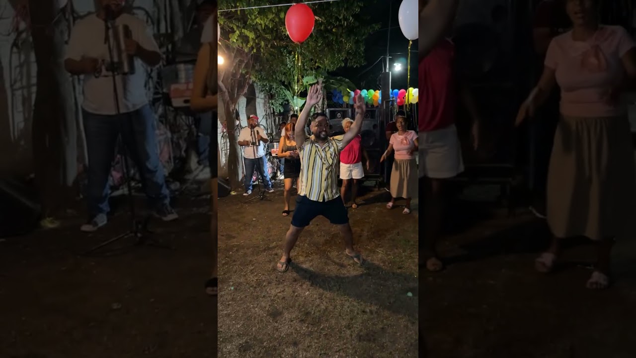 HENRY CARRERA BAILANDO LA IGUANA EN SU CUMPLEA&Ntilde;OS