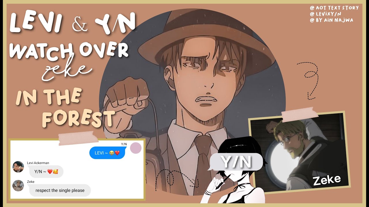 [ repost ] Levi & Y/N watch over Zeke in the forest 🌳 : levixy/n