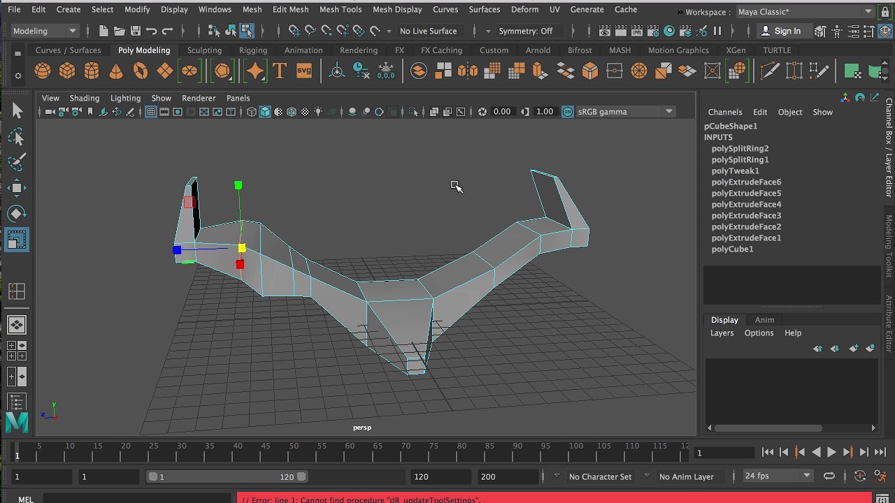 3.  Basic Modelling Tools (Spaceship)