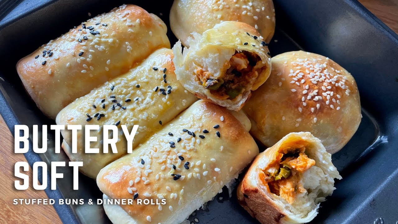 Soft Stuffed Dinner Roll Recipe | Easy Dinner Rolls For Beginners