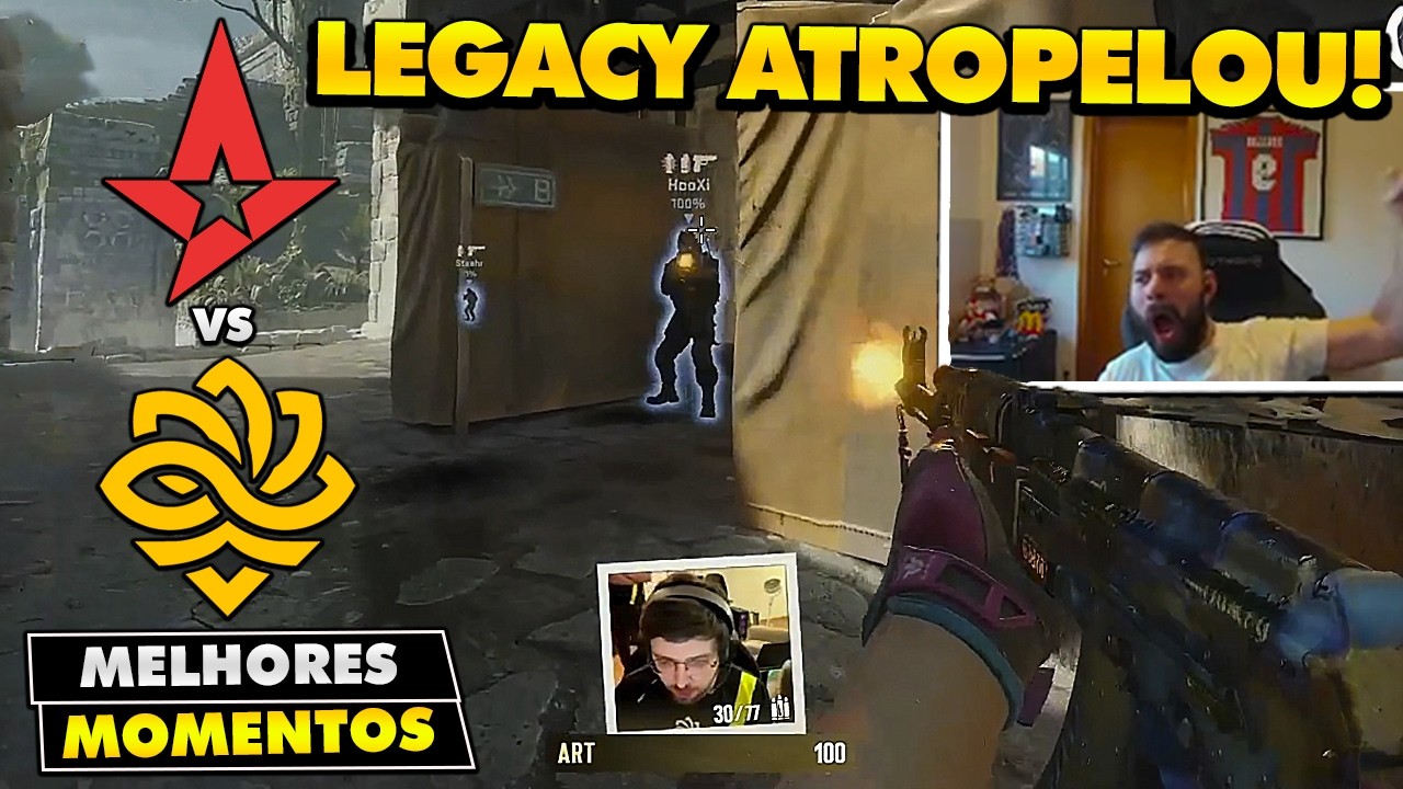 LEGACY DEU UM SHOW  DE CS! Melhores Momentos: LEGACY vs ASTRALIS - ESL PRO LEAGUE