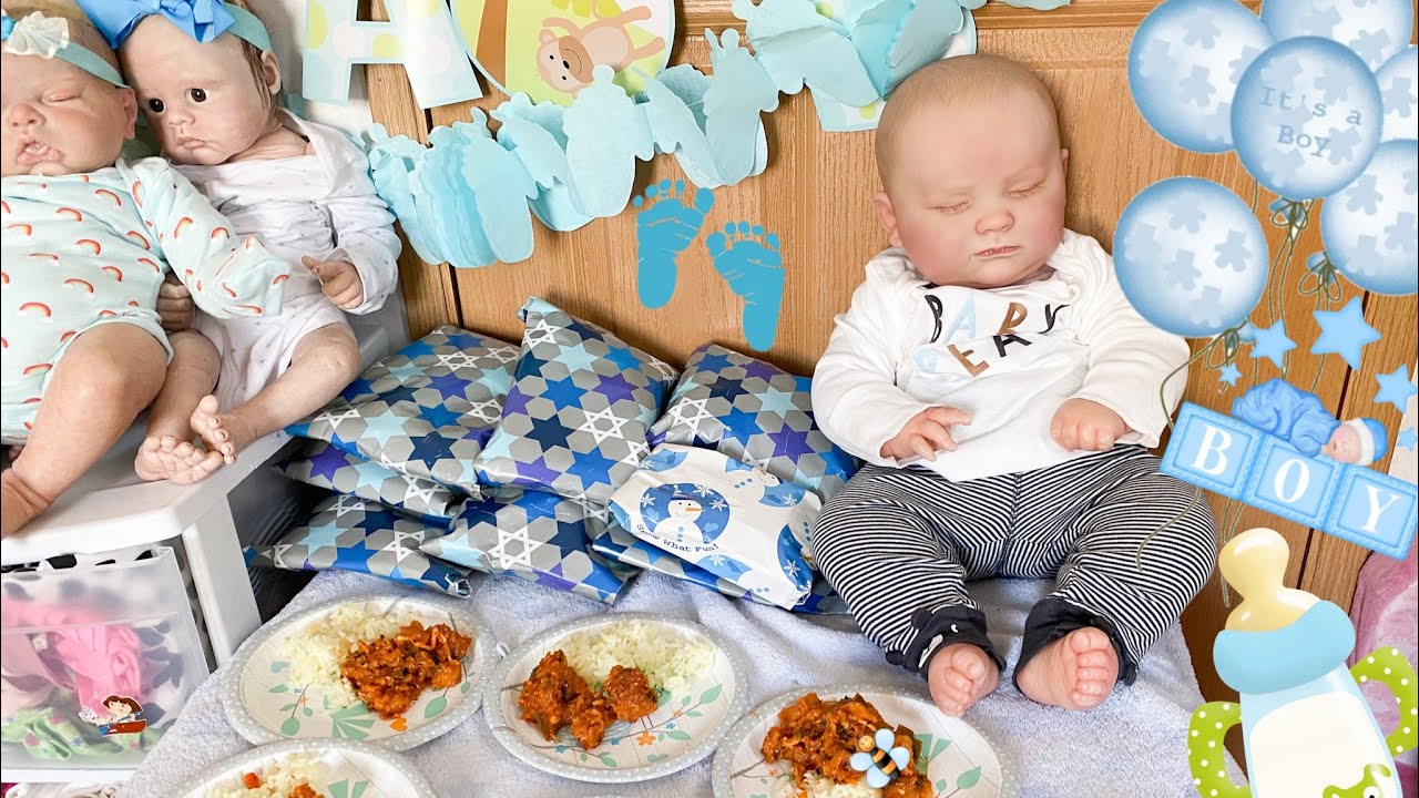 Baby shower | celebramos el baby shower con 7 Bebe reborns | * NUEVO* bebé reborn | Abrimos regalos