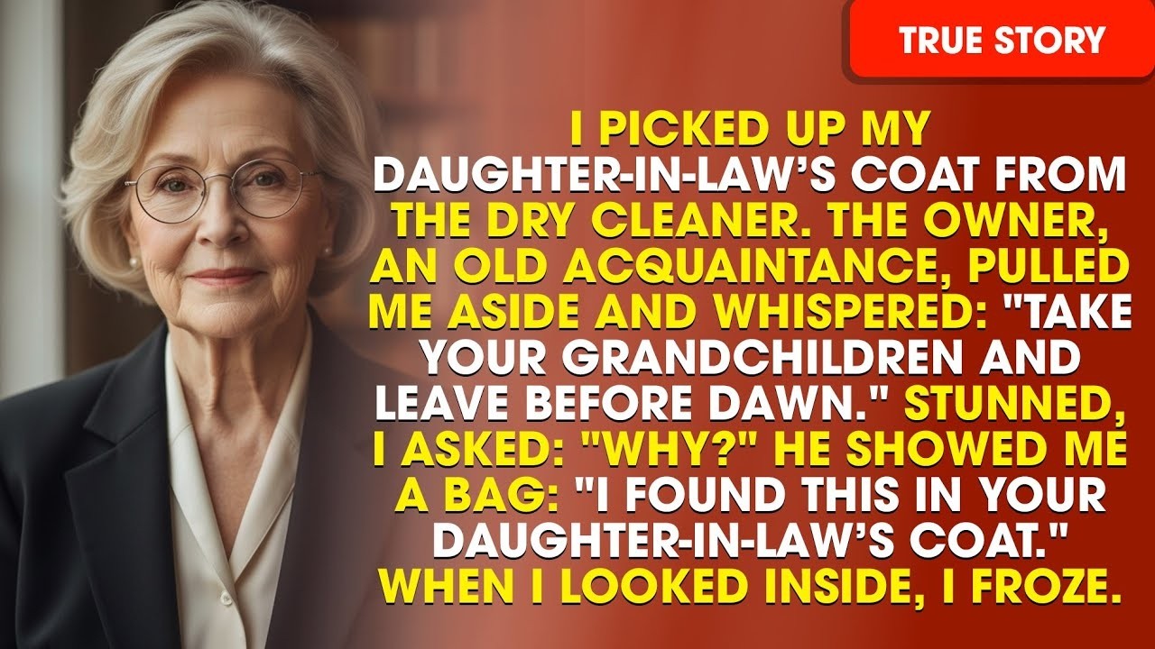 I Picked Up My Daughter In Law’s Coat At The Dry Cleaner The Owner Revealed a Shocking Fami