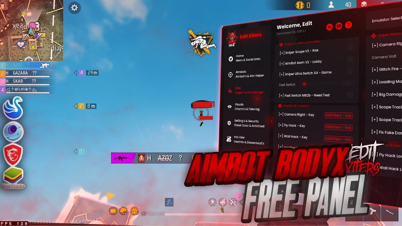 NEW PC PANEL UPDATED OB51💻 PANEL FOR FREE AIMBOT FREE FIRE 🎯 SNIPER AIMBOT | 100% SAFE AND ANTIBAN ✅