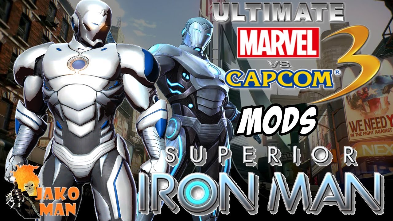 UMVC3 Mods - Superior Iron Man (Iron Man Skin)