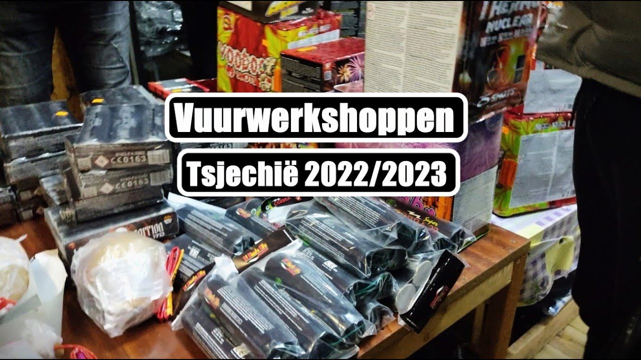 Vuurwerkshoppen in Tsjechië! #2 Zwaar vuurwerk op de markt!