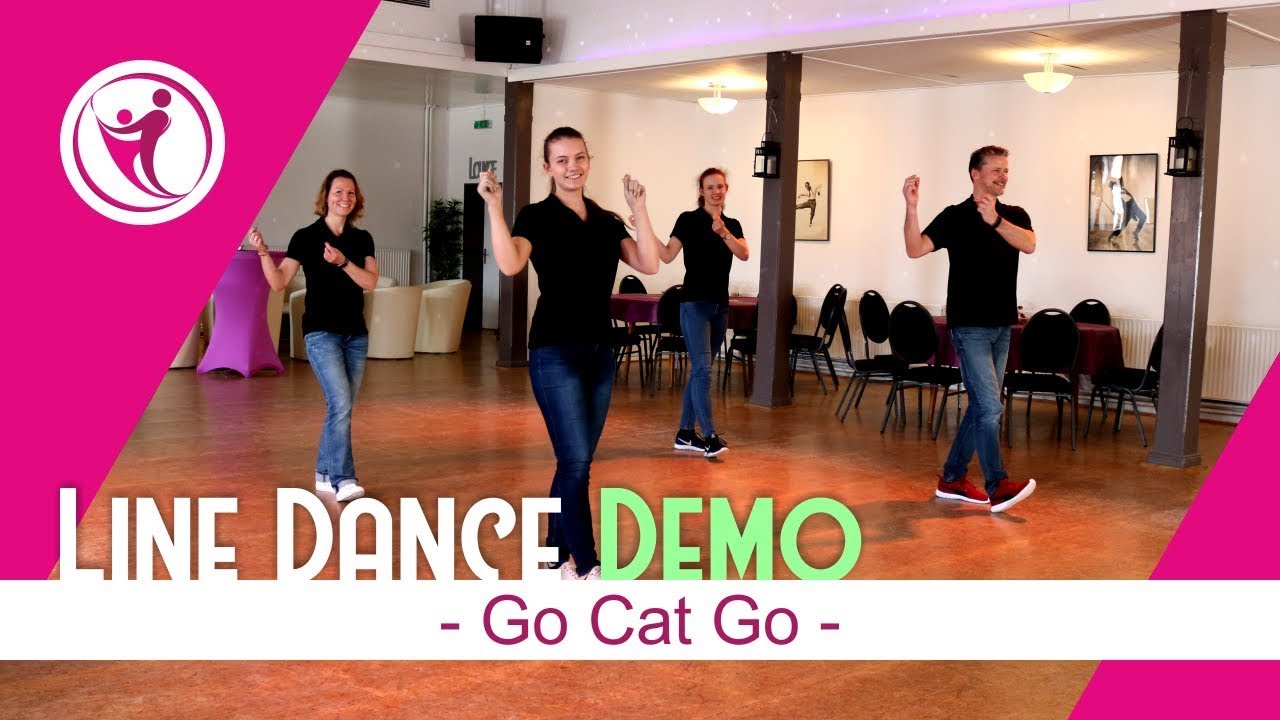 Beginner Line Dance 🤠 GO CAT GO 🤠 - Demo zum Mittanzen für Einsteiger 😍 #linedance 💃🏼 🕺🏼
