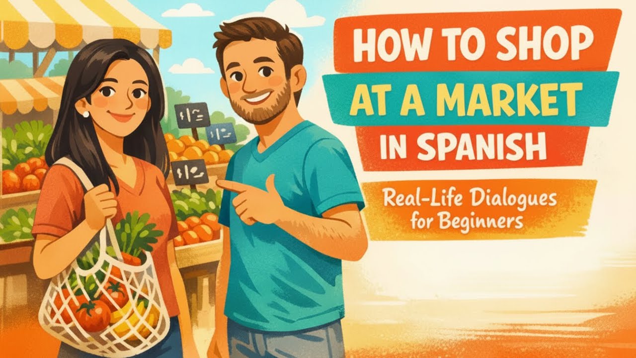How to Shop at a Market in Spanish | Real-Life Dialogues for Beginners