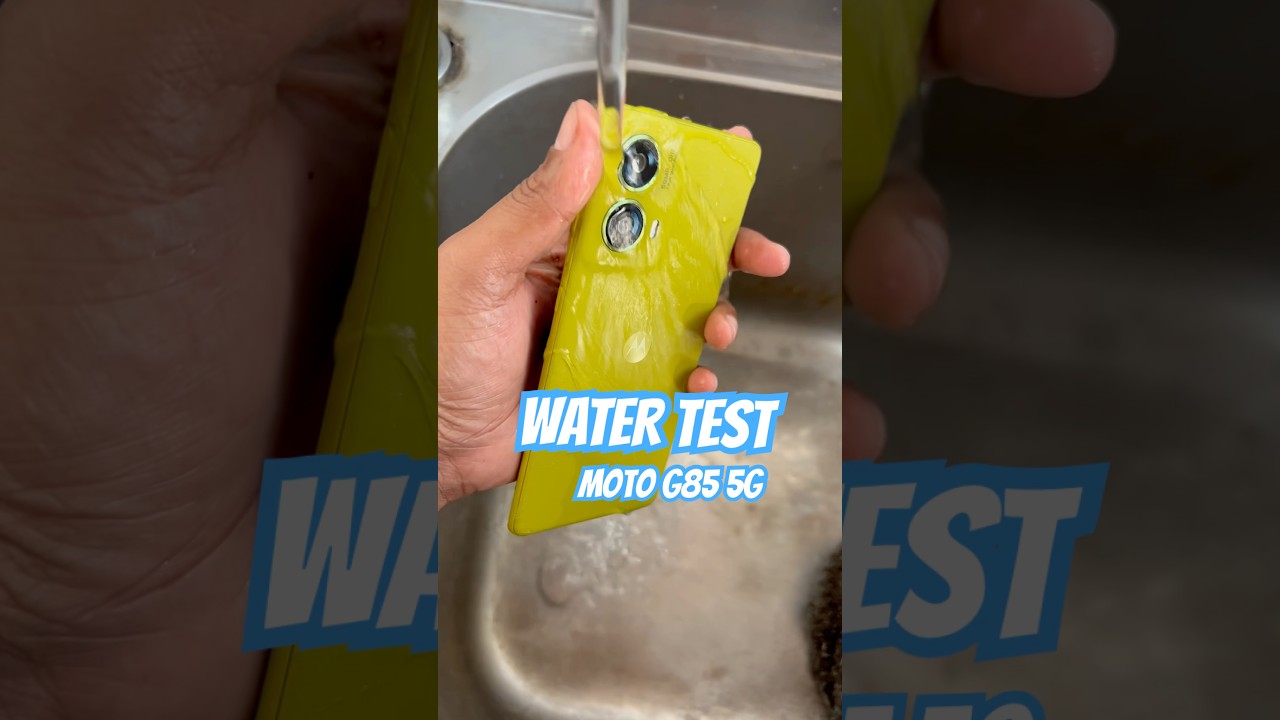 Moto g85 5g water test | motorola g85 5g water test