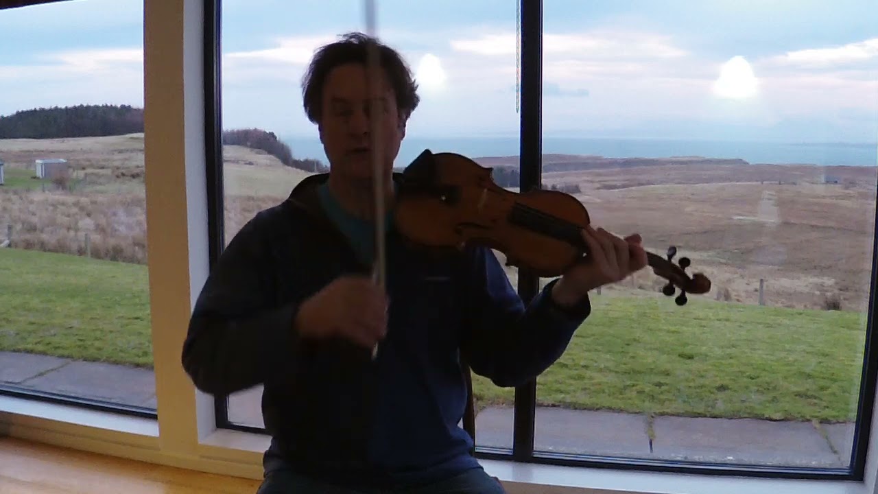 4. Violin Beginner Minuet 2 string crossing b.1-2