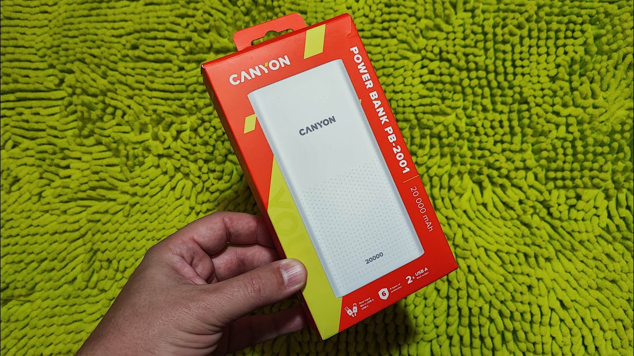 Обзор Canyon 20000mah Power Bank ► достойный внешний портативный аккумулятор!