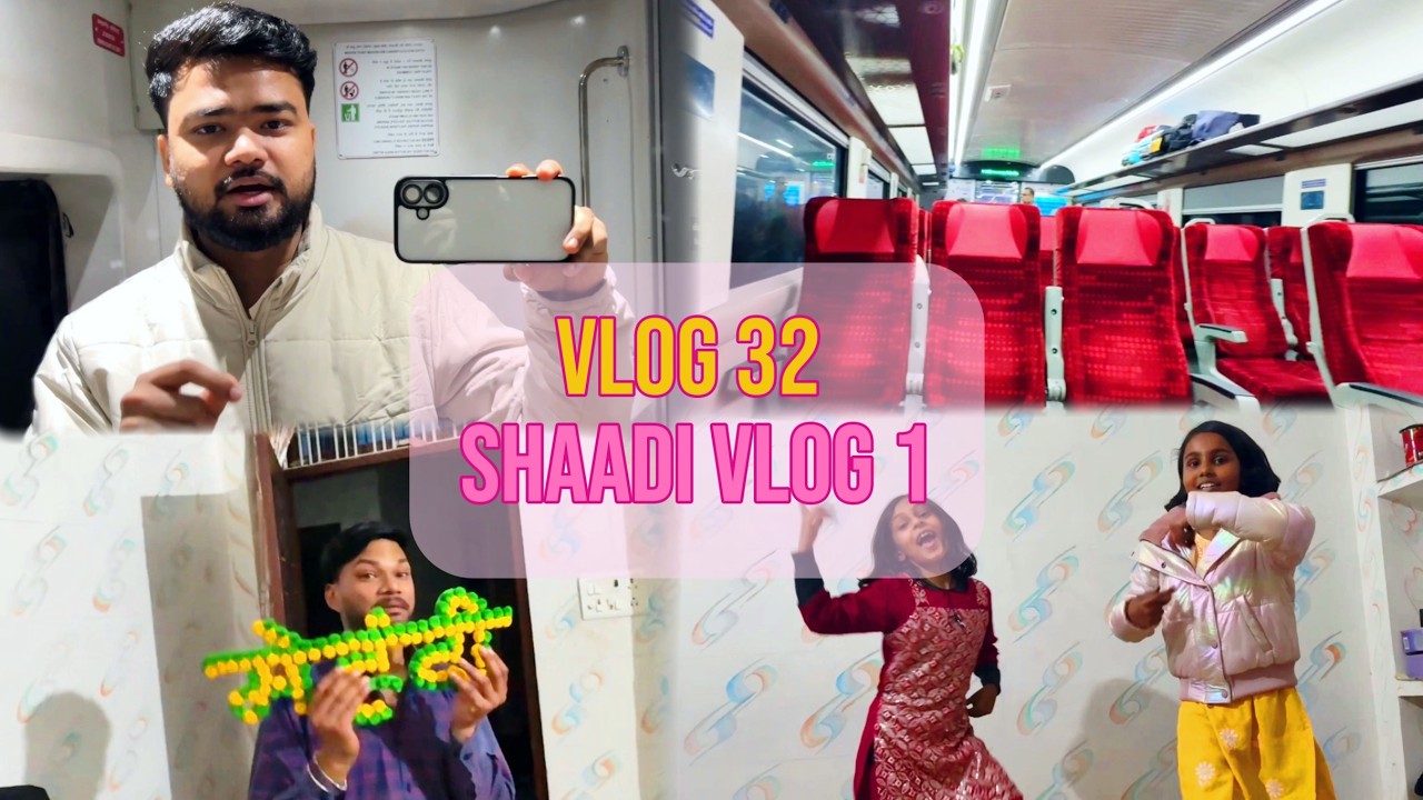 India’s Fastest Train 🚄 experience 😍 | Shaadi Ki Taiyariyaan & Cousins Ki Masti 🤣💃🏻| Vlog32