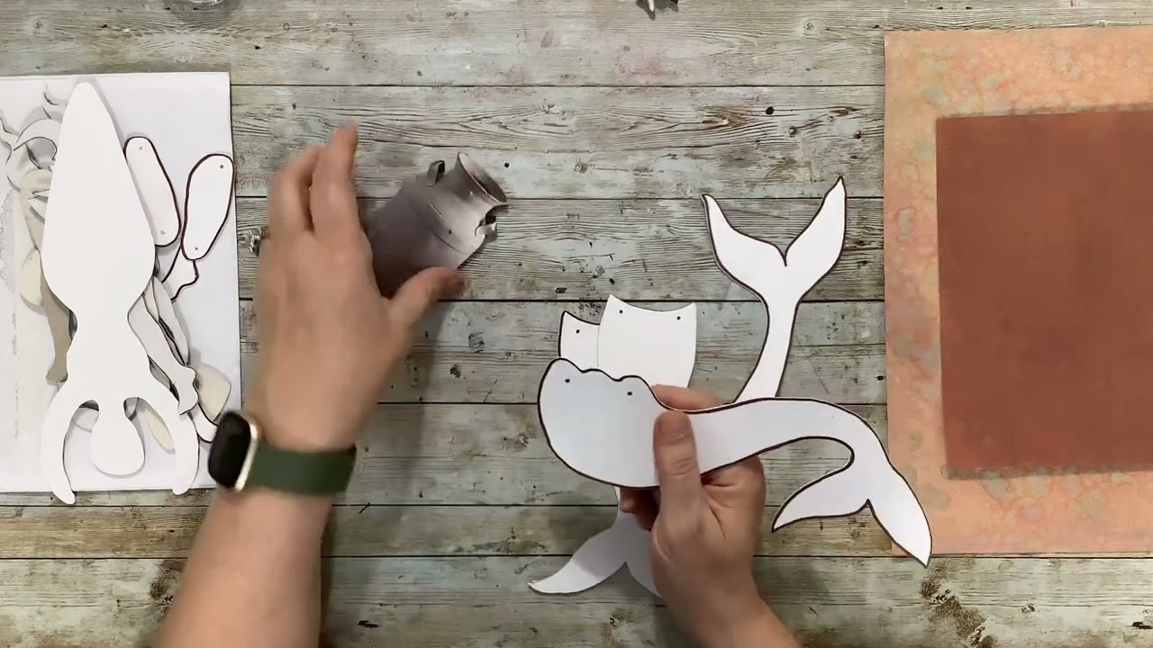 Cute Paper Dolls Using a FREE Template