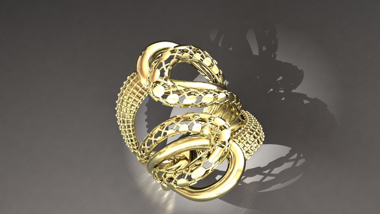 Gold Woven in Dreams | A Mesh Ring Design That Steals Your Breath