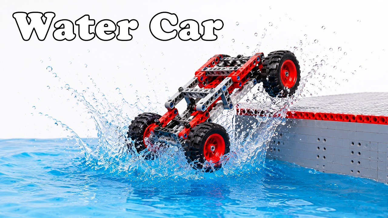 Building LEGO Amphibious Car Conquer Extreme Water Obstacles | Smart Lego