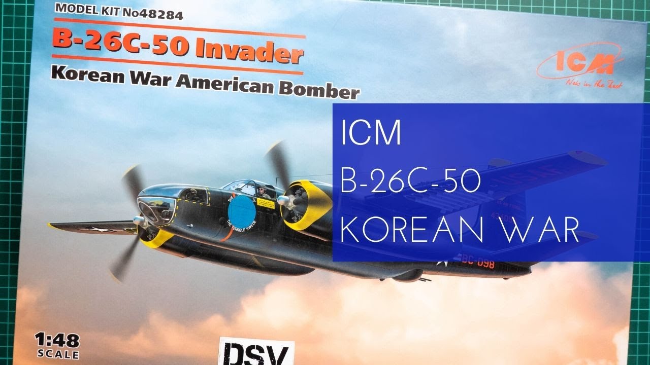ICM 1/48 B-26C-50 Invader Korean War (48284) Review