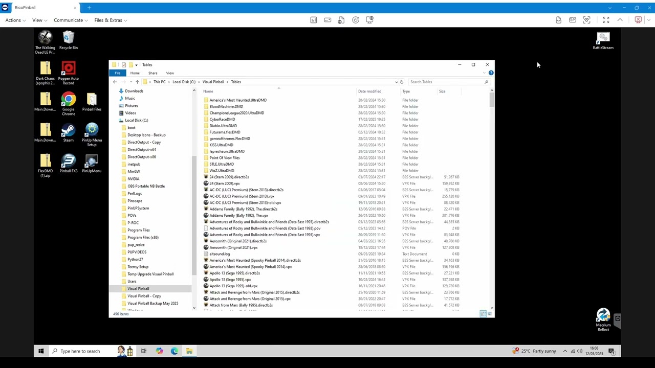 Updating VPinMAME 3.6, VPX 10.8 Final, FlexDMD 1.9.1 for Dark Chaos