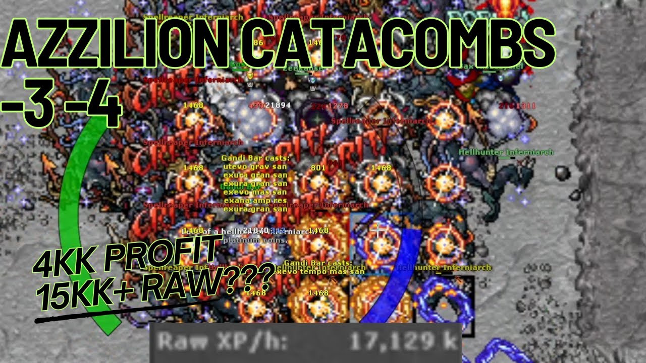 15kk+ raw/h 17kk peak??? Azzilion Catacombs 4 Voc